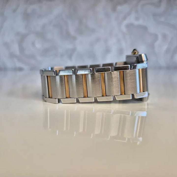 [BUNJANG] Cartier Tank Francaise Combi Large Automatic Watch / 까르띠에 프랑세즈 콤비 라지 오토매틱 인보이스포함