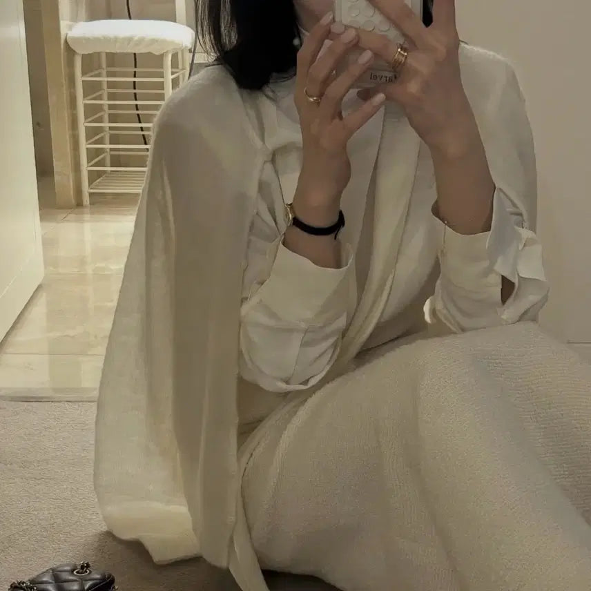 [BUNJANG] PABEEL Scarf Blouse / 스카프블라우스 (새제품)