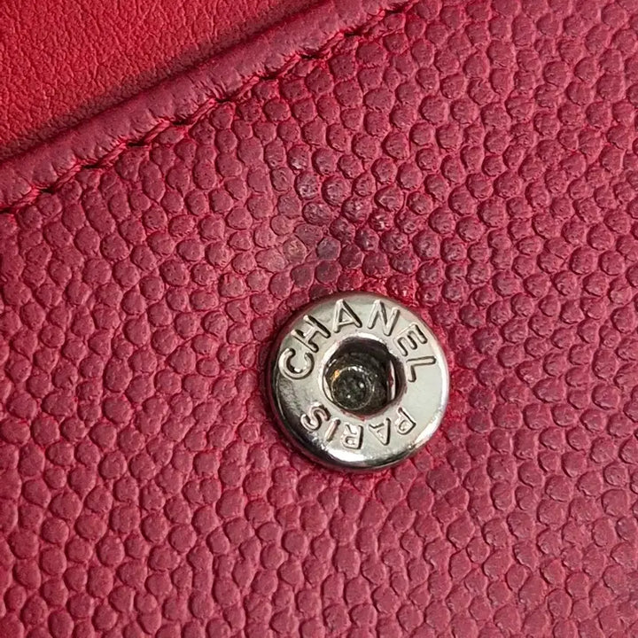 [BUNJANG] Chanel Caviar Flap Card Wallet / [샤넬] 캐비어 플랩 카드지갑