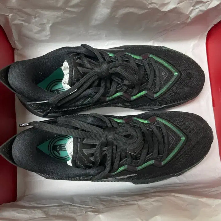 [BUNJANG] Anta Kai2 Triple Black Sneakers / 안타 카이2 트리플 블랙 250 (anta kai2)