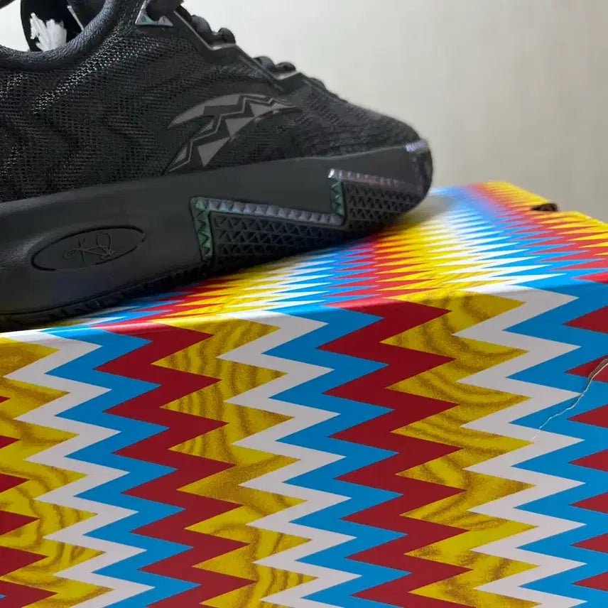 [BUNJANG] Anta Kai2 Triple Black Sneakers / 안타 카이2 트리플 블랙 250 (anta kai2)