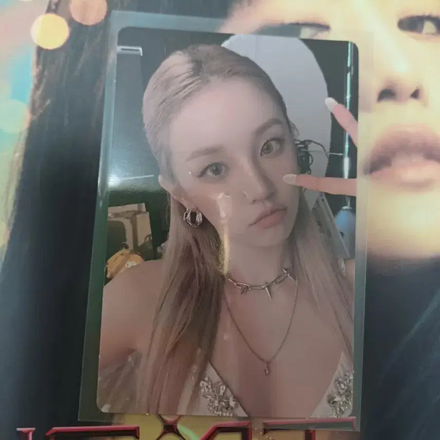 아이들 I feel 앨범,Heat 민니버전(+추가 포카 2장+폴라로이드)