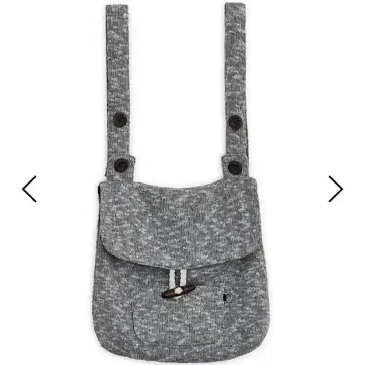 [BUNJANG] Hugyourskin Knit Duffle Backpack Gray / hugyourskin 허그유어스킨 니트 더플 백팩 그레이