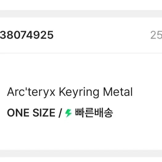 [BUNJANG] Arc'teryx Keyring Bundle Set / 아크테릭스 키링