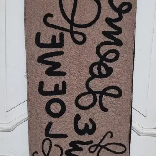 [BUNJANG] LOEWE Scarf Black/Beige / LOEWE 로에베 남녀공용 양면 로고 머플러 목도리  블랙/베이지 구제