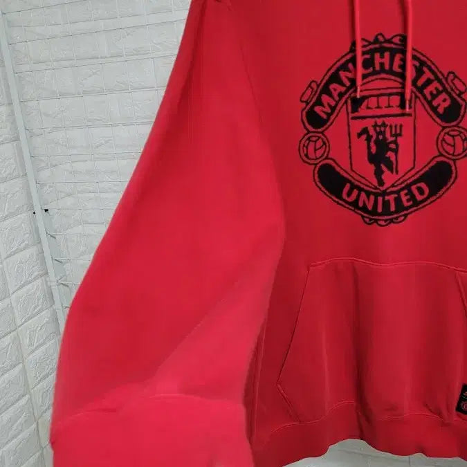 [BUNJANG] Adidas Manchester United Marking Blockcore Hoodie / [XXL]아디다스 해외판 레드 맨유마킹 블록코어 후드티셔츠XXL
