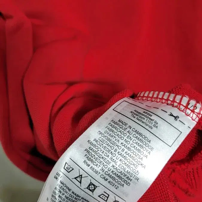 [BUNJANG] Adidas Manchester United Marking Blockcore Hoodie / [XXL]아디다스 해외판 레드 맨유마킹 블록코어 후드티셔츠XXL
