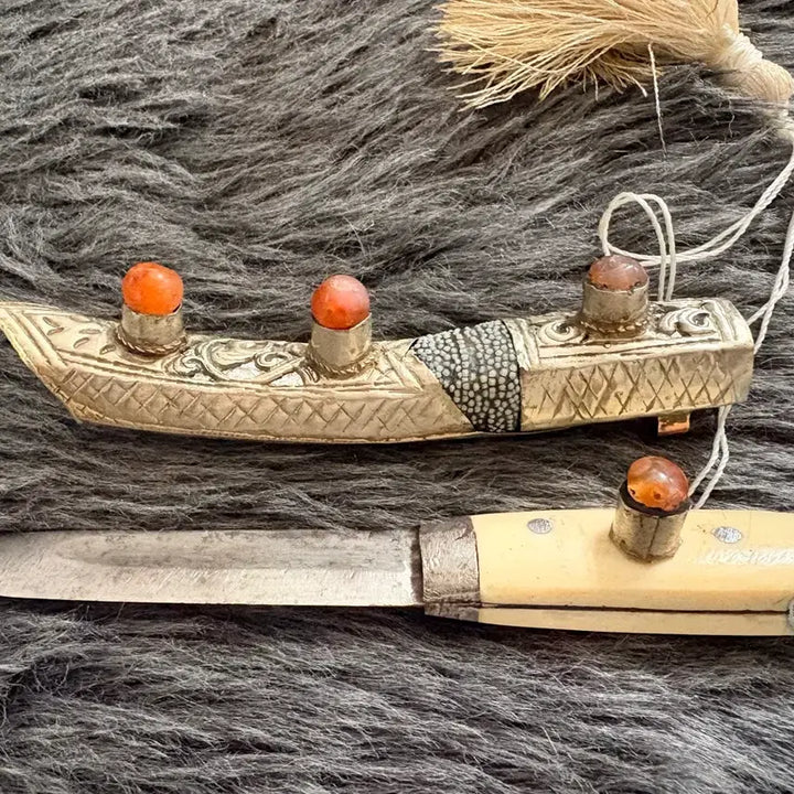 [BUNJANG] 18th-19th Century Silver Decorative Dagger Set / 장식용 은장 단검 세트.18~19세기