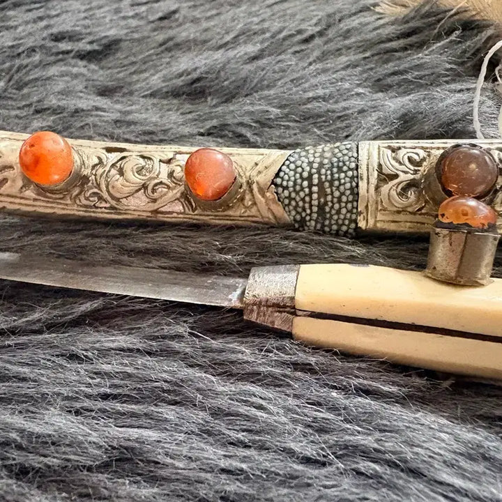 [BUNJANG] 18th-19th Century Silver Decorative Dagger Set / 장식용 은장 단검 세트.18~19세기