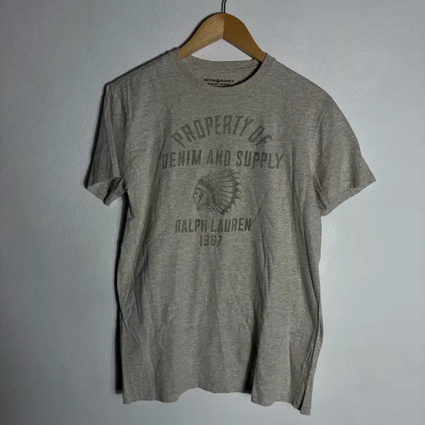[SOLD OUT] 데님 앤 서플라이 랄프로렌 반팔 티셔츠 그레이(S)