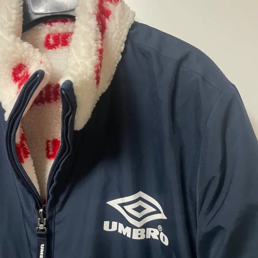 [BUNJANG] Umbro Reversible Fleece Zip-Up Jacket / 엄브로 리버시블 플리스 집업 자켓