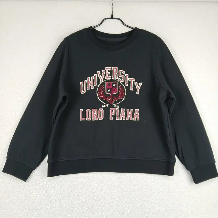[BUNJANG] Black Sweatshirt (Size 66) / 여성 블랙 맨투맨 티셔츠(66)