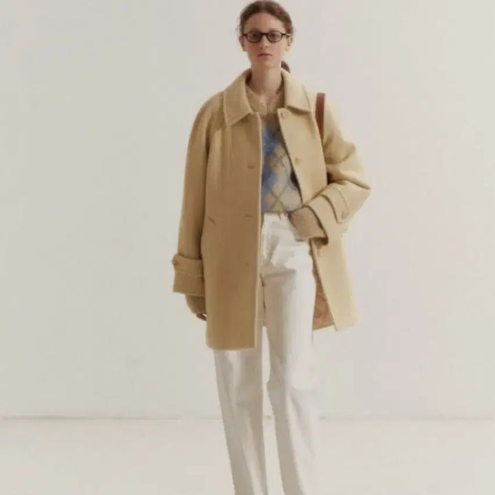 [BUNJANG] Dunst Half Coat Butter S / 던스트 하프코트 버터 S