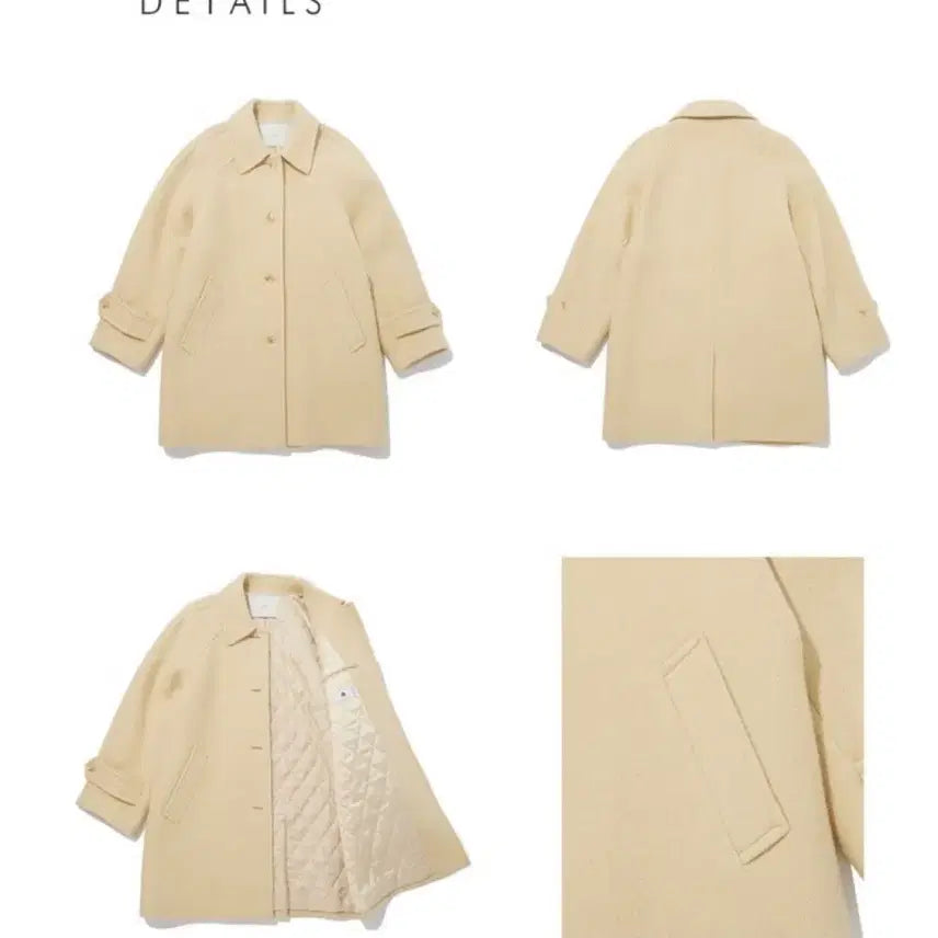 [BUNJANG] Dunst Half Coat Butter S / 던스트 하프코트 버터 S