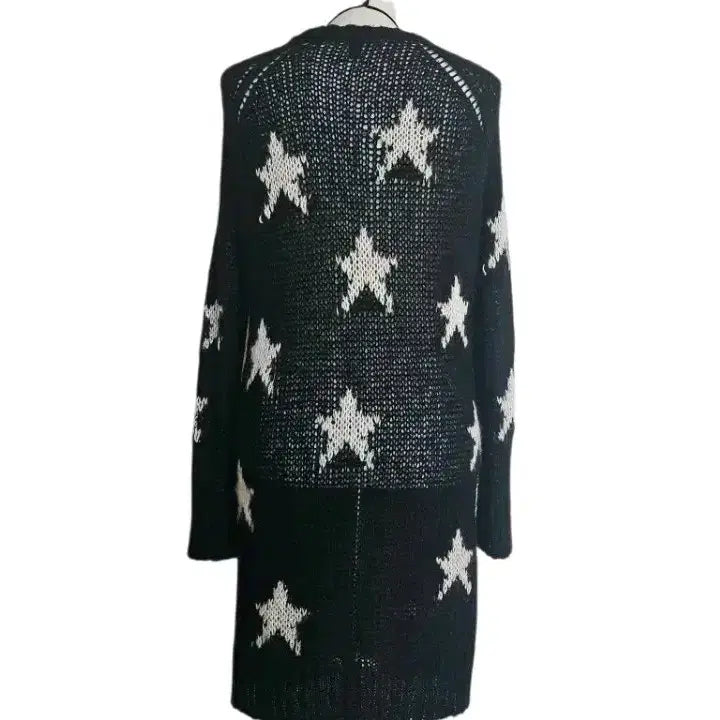 [BUNJANG] Mango Star Pattern Knit Cardigan / 망고 별 니트 가디건