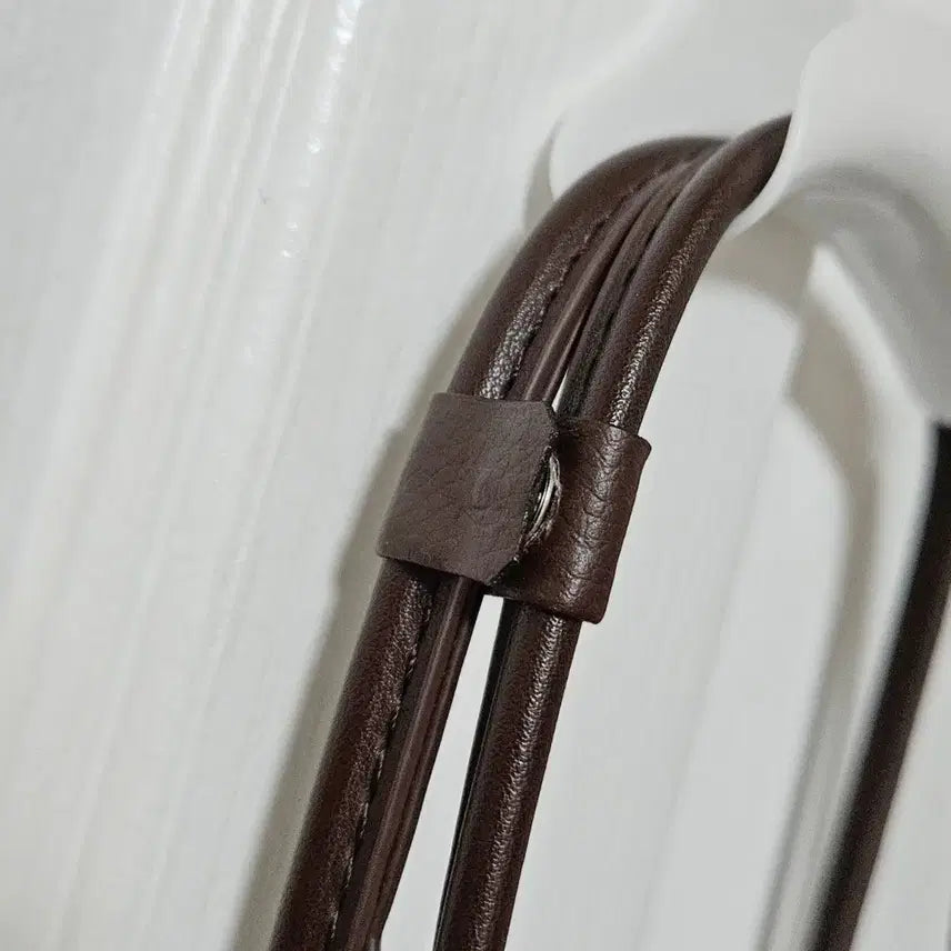 [BUNJANG] Brown Leather Shoulder Bag / 브라운 숄더백 가죽 가방 가을 겨울 갈색