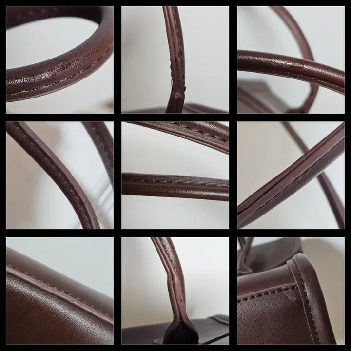 [BUNJANG] Brown Leather Shoulder Bag / 브라운 숄더백 가죽 가방 가을 겨울 갈색