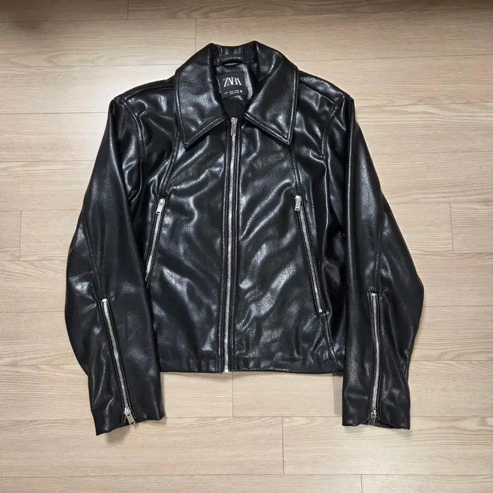 [BUNJANG] ZARA Leather Jacket / 자라 지퍼 레더 자켓