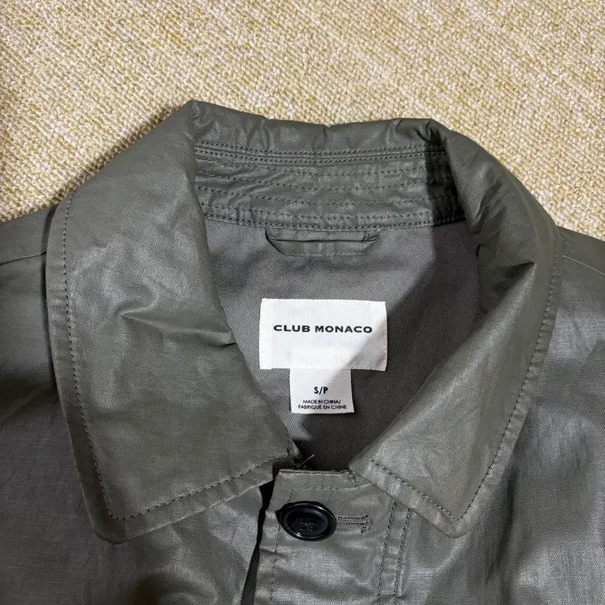 [SOLD OUT] 클럽모나코 카키색 워크웨어 왁스 자켓(S)