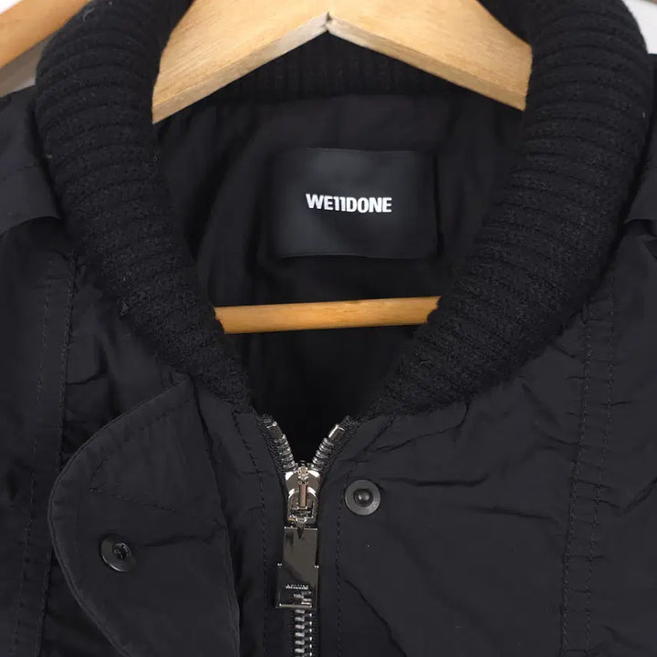[BUNJANG] WE11DONE Nylon Bomber Jacket (M) / WE11DONE 나일론 봄버 자켓 블랙 (M)
