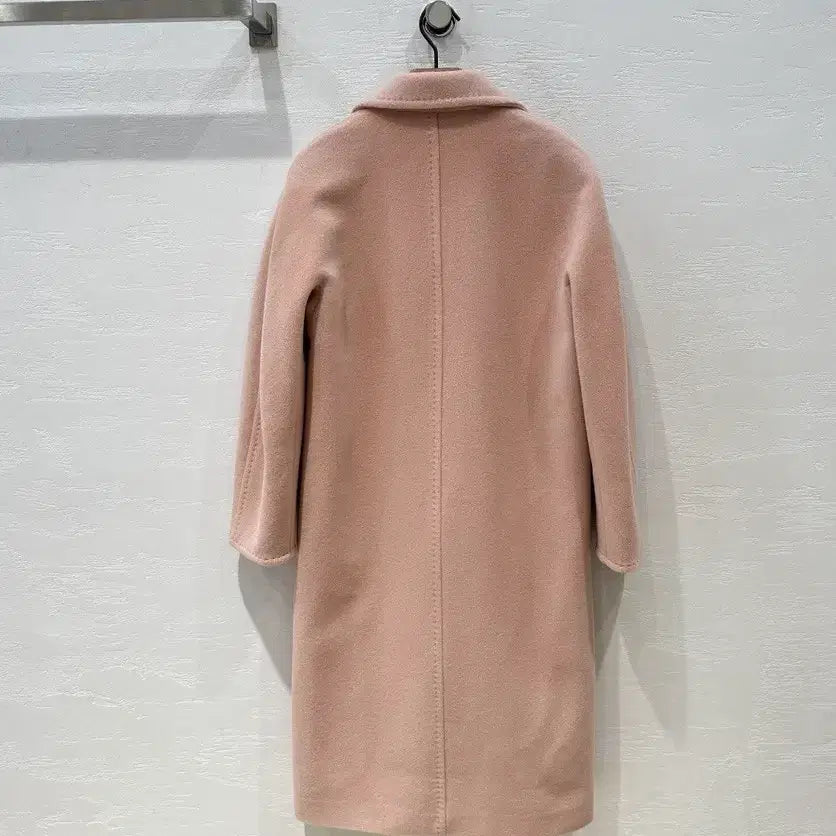 [BUNJANG] Max Mara 101801 Pink Double Coat / 막스마라 핑크 더블 코트 101801
