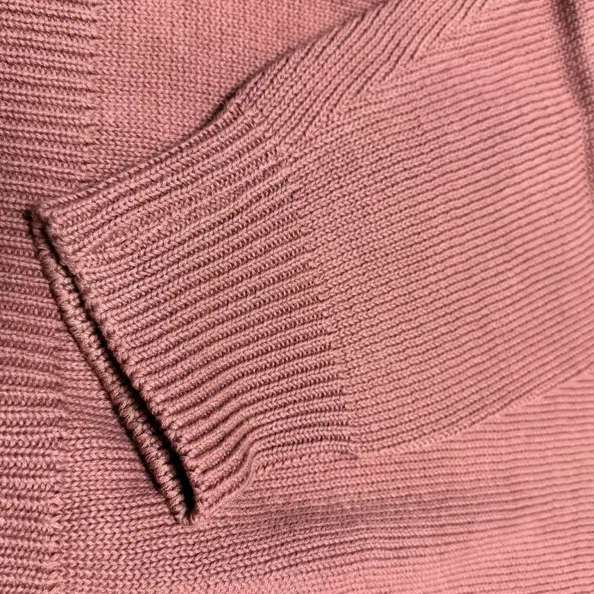 [SOLD OUT] 유스 니트 카라 티 로즈 핑크 M