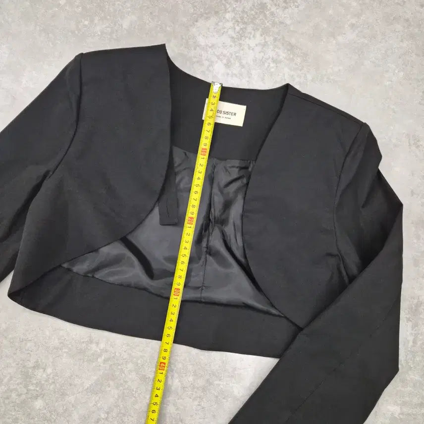 [BUNJANG] Good Sister Black Crop Jacket / 굿 시스터 블랙 크롭 자켓