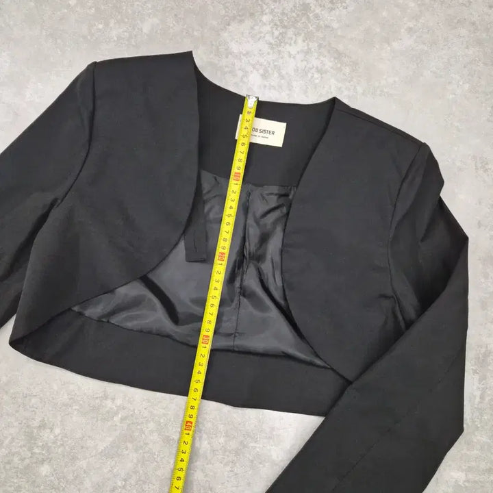 [BUNJANG] Good Sister Black Crop Jacket / 굿 시스터 블랙 크롭 자켓
