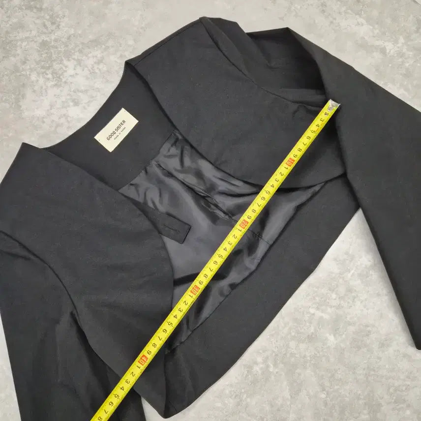 [BUNJANG] Good Sister Black Crop Jacket / 굿 시스터 블랙 크롭 자켓