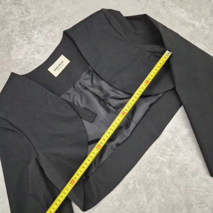 [BUNJANG] Good Sister Black Crop Jacket / 굿 시스터 블랙 크롭 자켓
