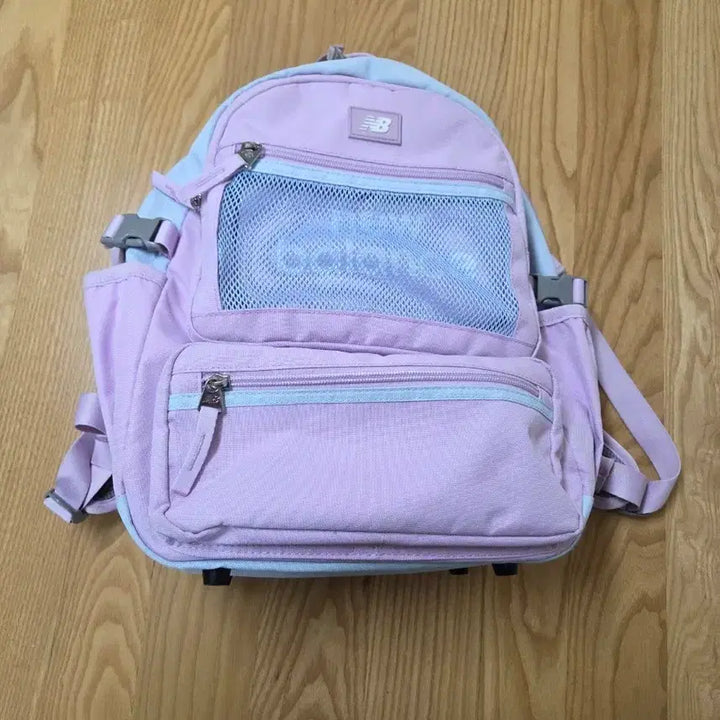 [BUNJANG] New Balance Pastel Purple Backpack / 뉴발란스 보라색 파스텔 책가방