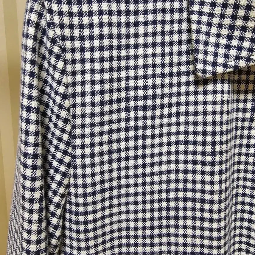 [BUNJANG] Man on the Boon Gingham Check Wool Jacket / 맨온더분 자켓 울 48