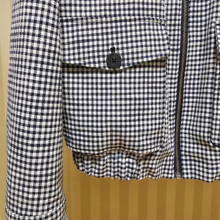 [BUNJANG] Man on the Boon Gingham Check Wool Jacket / 맨온더분 자켓 울 48
