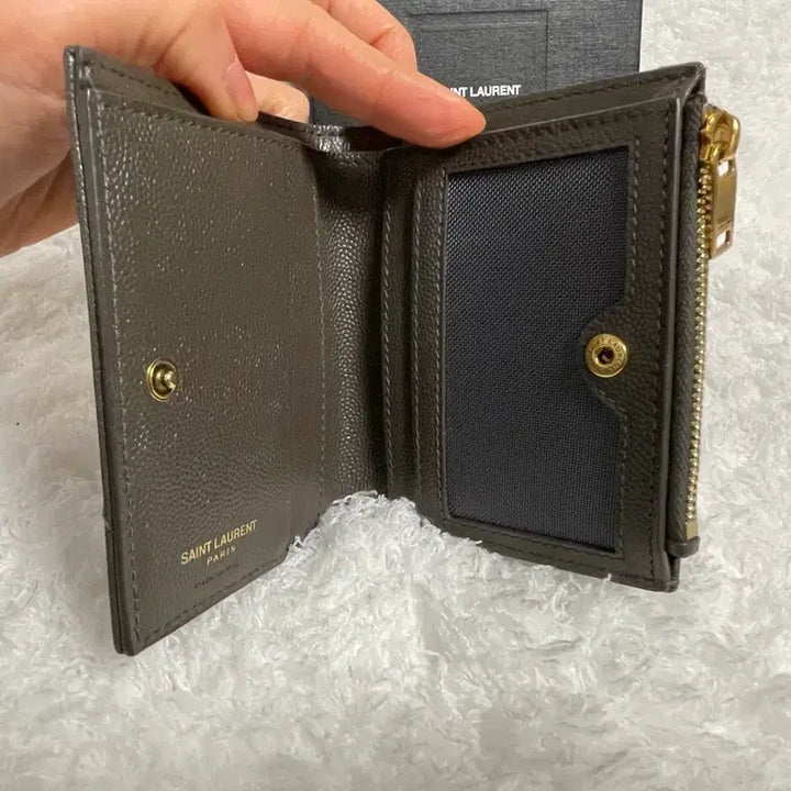 [BUNJANG] Saint Laurent Matelasse Card Wallet / 생로랑 마틀라세 반지갑 BOW07