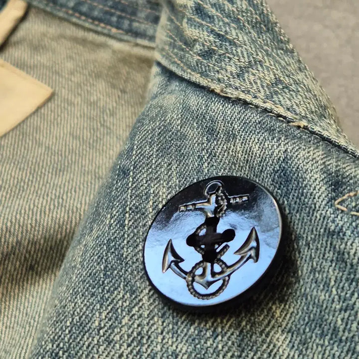 [BUNJANG] Denim &amp; Supply Denim Pea Coat S / 데님앤서플라이 데님 피코트 S