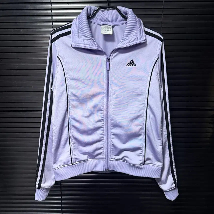 [BUNJANG] Adidas Purple Track Top Jacket S / 아디다스 저지 연 보라 퍼플 져지 트랙탑 집업 S 90 삼선 요가 런닝
