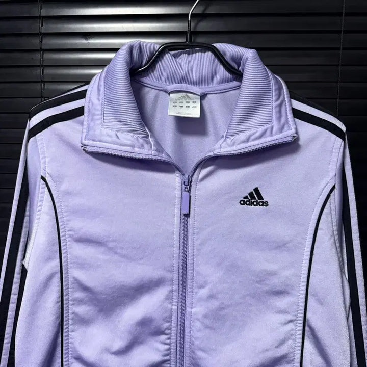 [BUNJANG] Adidas Purple Track Top Jacket S / 아디다스 저지 연 보라 퍼플 져지 트랙탑 집업 S 90 삼선 요가 런닝