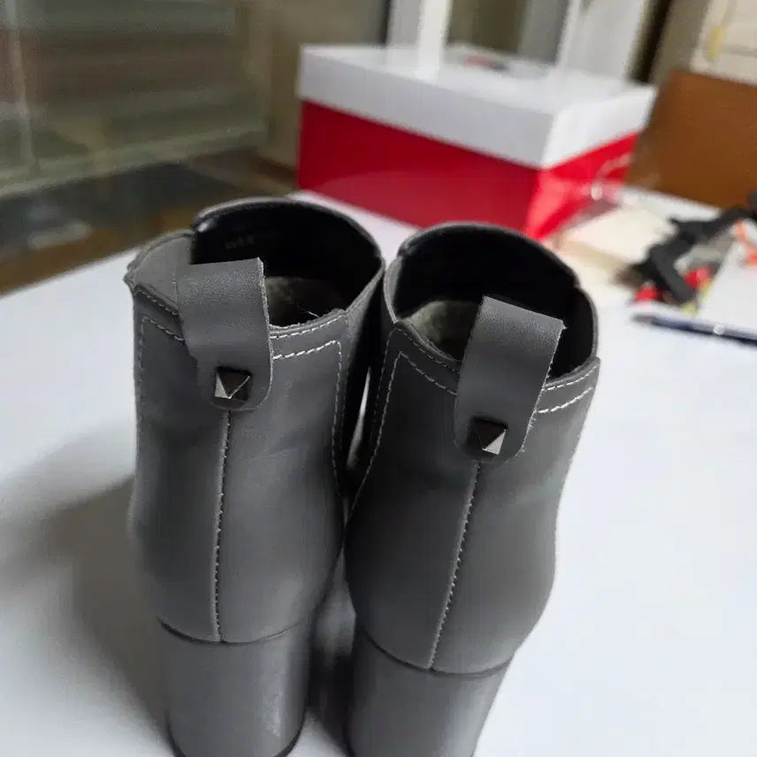 [BUNJANG] Renoma Gray Ankle Boots 230 / 레노마회색앵클부츠 230
