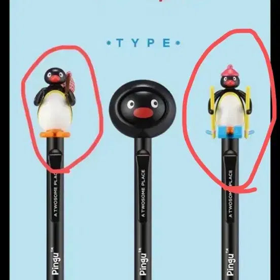 [BUNJANG] TwoSome Pingu Ballpoint Pen / 투썸 핑구볼펜