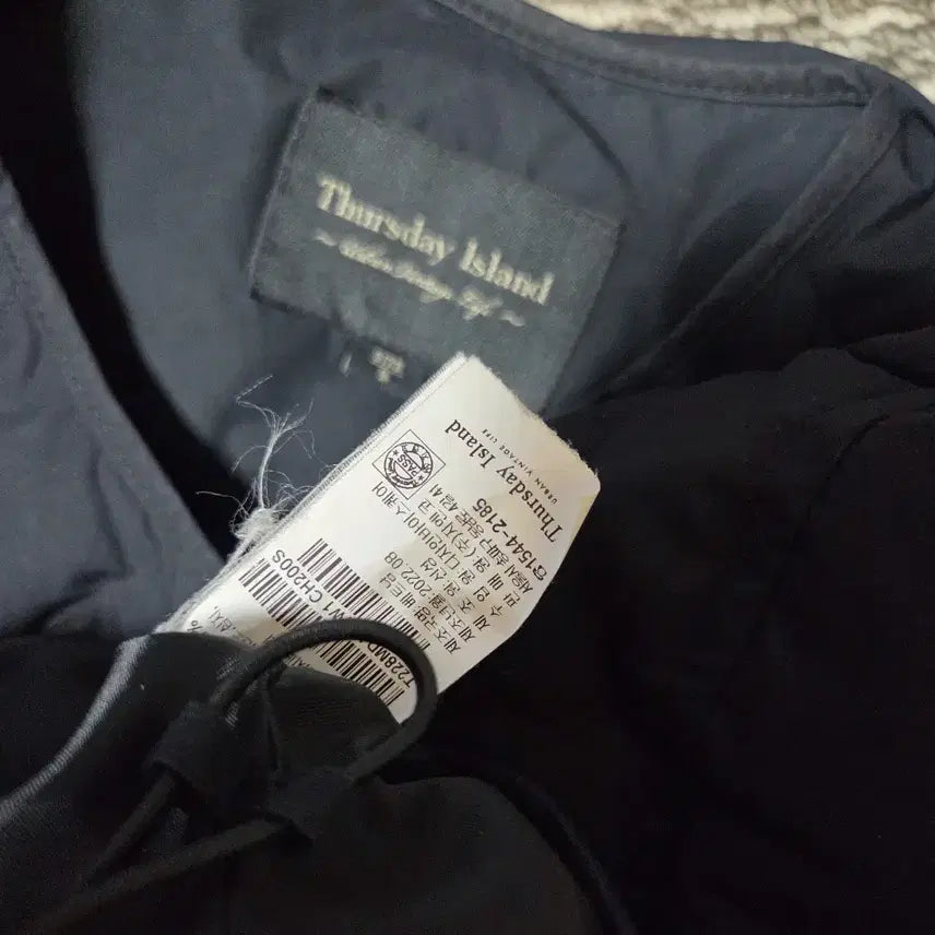 [BUNJANG] Thursday Island Black Goose Down Padded Jacket / (S) 써스데이아일랜드 블랙 구스패딩 자켓