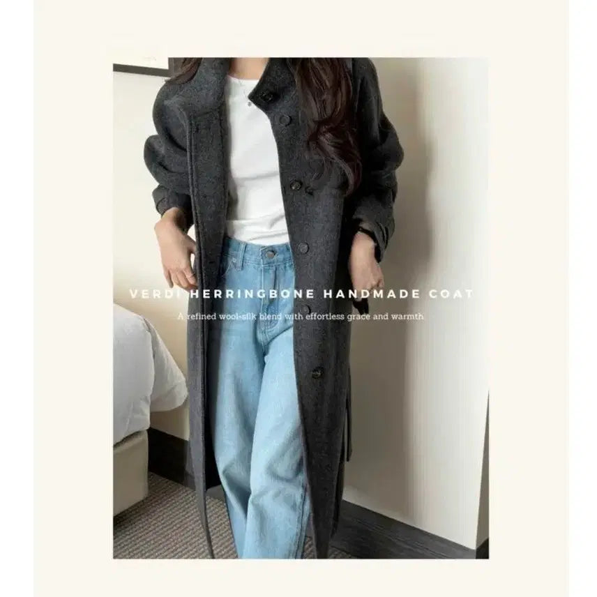 [BUNJANG] 5kplace Verdi Herringbone Handmade Coat / 오케이플레이스(5kplace) 베르디 헤링본 핸드메이드 코트 팝니다