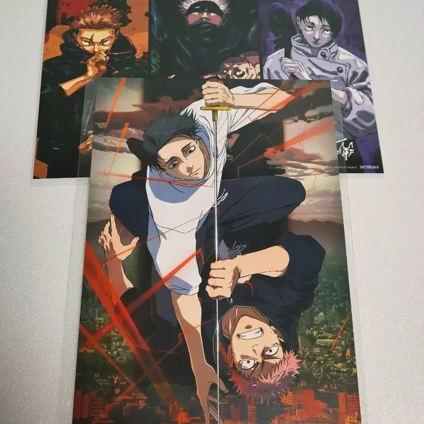 [BUNJANG] Jujutsu Kaisen Culling Game Visual Board Set / 주술회전 사멸회유 특전 비주얼보드 2종 일괄 판매합니다.