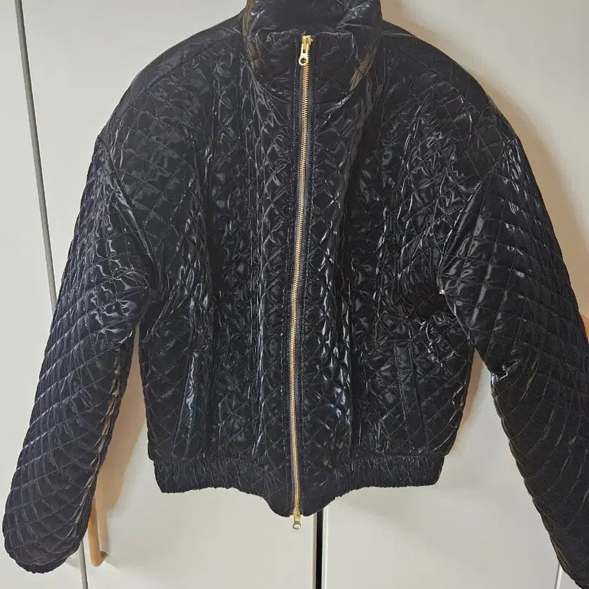 [BUNJANG] Liberta Quilted Blouson Jacket / Liberta 퀼팅  블루종 블랙ㅡ새상품