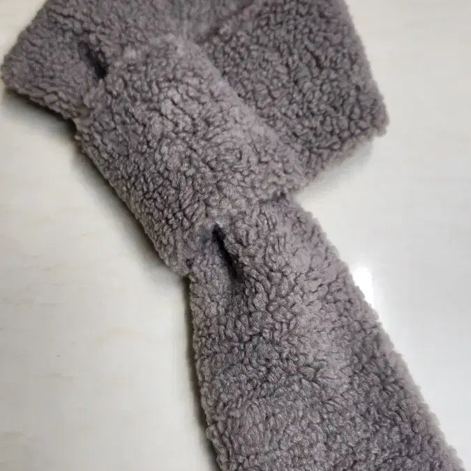 [BUNJANG] Scarf / 목도리 뽀글이 털 목도리 새상품