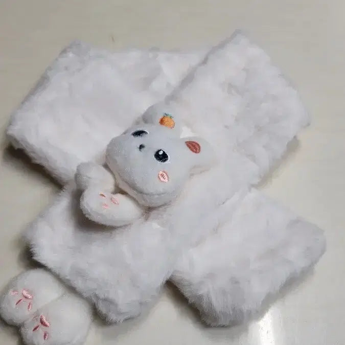 [BUNJANG] Scarf / 목도리 뽀글이 털 목도리 새상품