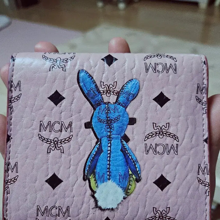 [BUNJANG] MCM Rabbit Wallet / MCM핑크 래빗 반지갑