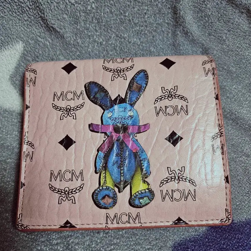 [BUNJANG] MCM Rabbit Pink Wallet / MCM핑크 래빗 반지갑
