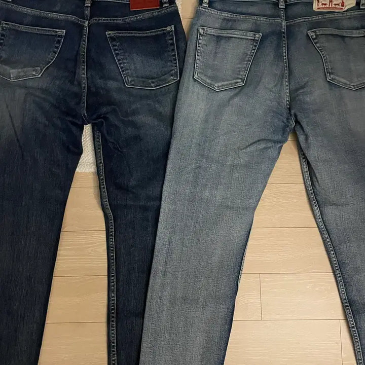 [BUNJANG] Mod9 Mod4 Crop Jeans / 모드나인 mod4 크롭 (페일블루, 펑크타운)