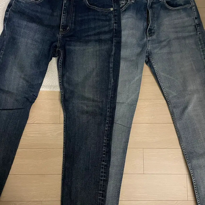 [BUNJANG] Mod9 Mod4 Crop Jeans / 모드나인 mod4 크롭 (페일블루, 펑크타운)