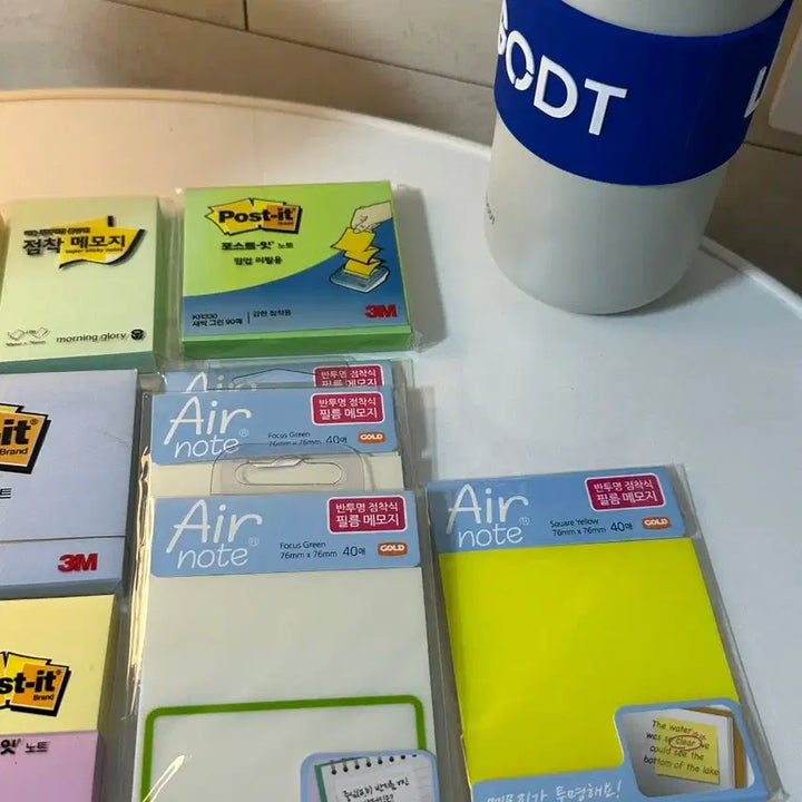 [BUNJANG] Assorted Sticky Note Set / 포스트잇 & 에어노트 점착 메모지 모음 10종 (새상품, 중고)